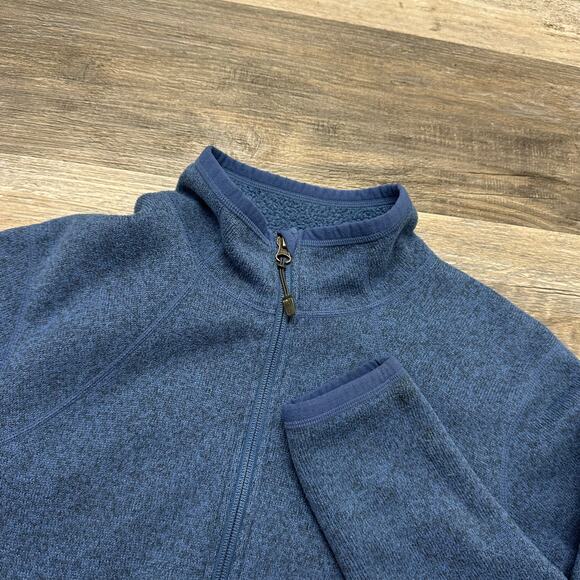 Nike ACG Jacket Blue Mens L Full Zip Athletic Fleece Heathered Bomber Outdoors - Picture 2 of 7